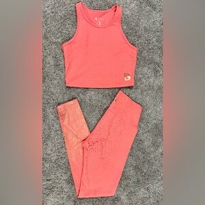 Buffbunny Set- Coral/Gold Foil Print-Small